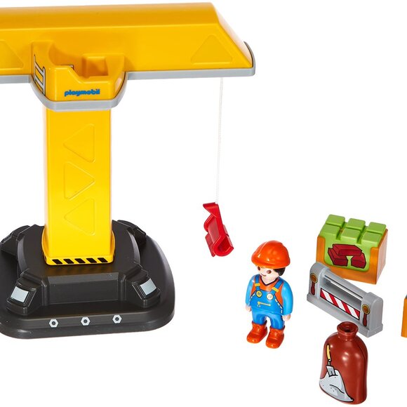 Playmobil 70165 1.2.3 Construction Crane - Picture 2 of 6